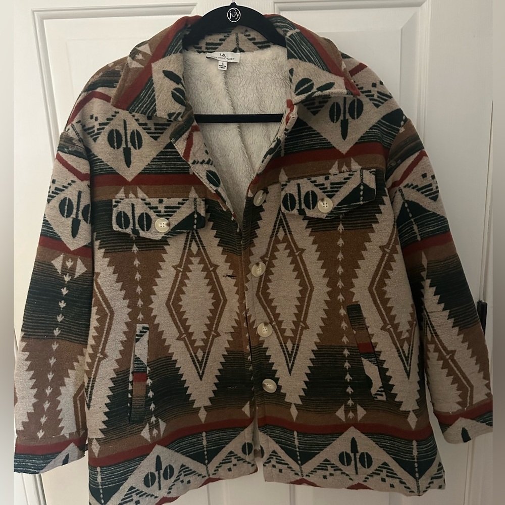 Aztec Pattern Jacket - image 1